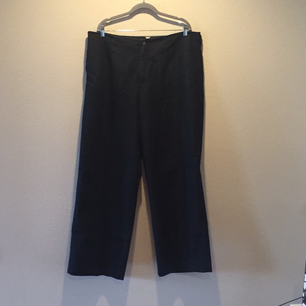 Wide leg denim jeans